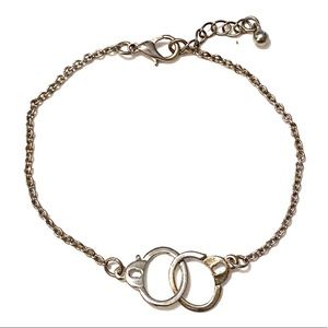 Handcuffs Bracelet Silver